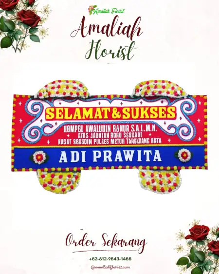 Papan Bunga Ucapan Selamat Gabusbanaran